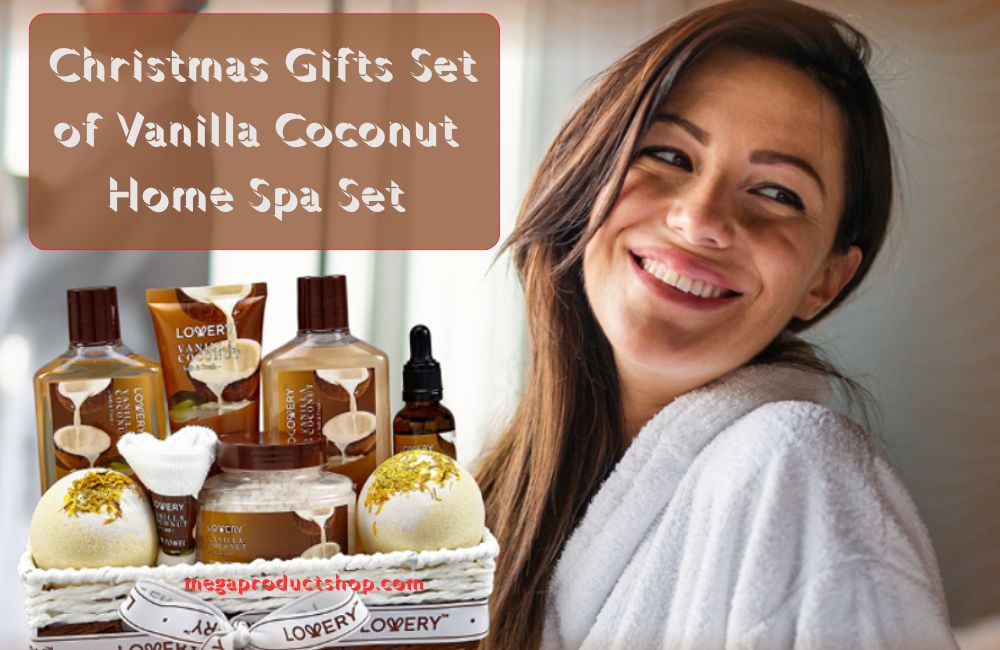 9 Piece Christmas Gifts Set of Vanilla Coconut Home Spa Set Review 2025