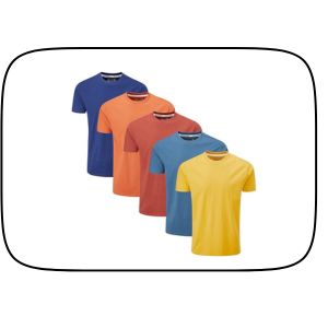 Charles Wilson Men's 5 Pack Crew Neck T-Shirt
