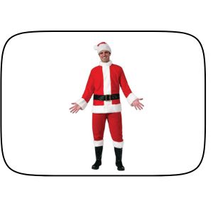 Rubies Flannel Santa Claus Suit for Adults