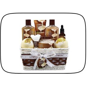 9 Piece Christmas Gifts Set of Vanilla Coconut Home Spa Set