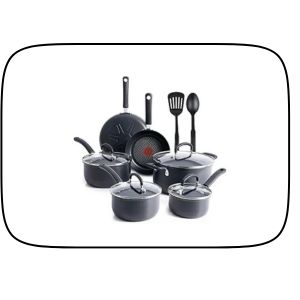 T-fal Ultimate Hard Anodized Nonstick Cookware Set 12 Piece