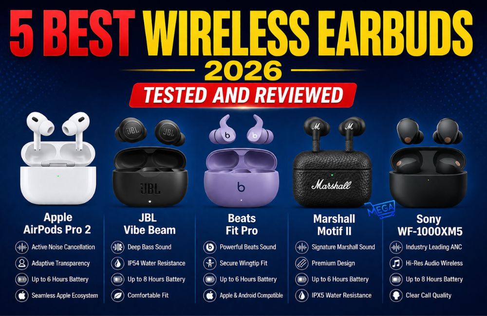 The Best Wireless Earbuds in 2026 – Top 5 Picks