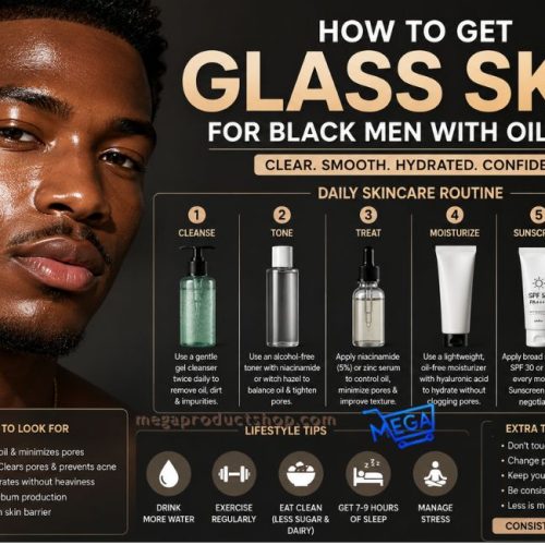 How To Get Glass Skin For Black Men With Oily Skin 