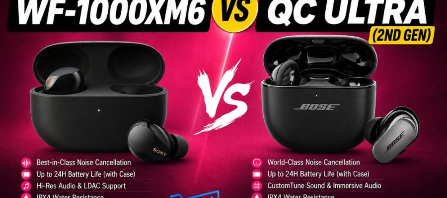 Sony WF-1000XM6 vs Bose QC Ultra Earbuds | Which Should You Buy?